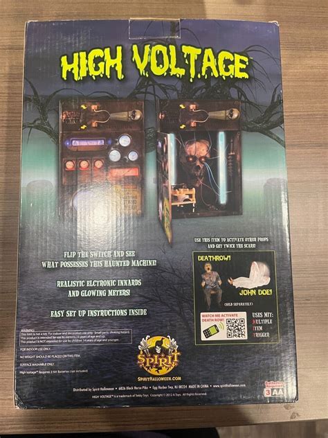 halloween high voltage junction box|high voltage box wikia.